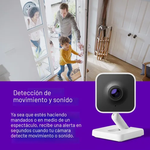 Miniatura 6 de Cámara Roku interior - Seguridad para el hogar - 1 paquete - Cámara de seguridad con cable y monitor para mascotas con visión nocturna HD