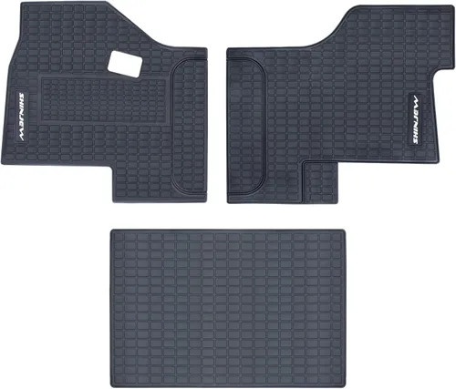 Alfombrillas de suelo compatibles con Kenworth T680 T880 W900S / Peterbilt 579 567, alfombrillas de goma para piso de camión, forros de carga para