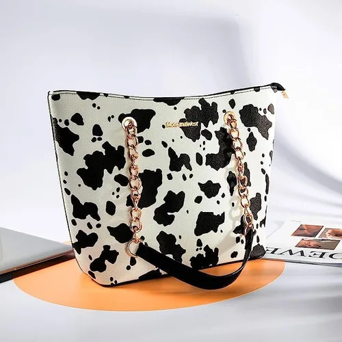 Miniatura 6 de Montana West Bolso de mano para mujer con asa superior con cadena