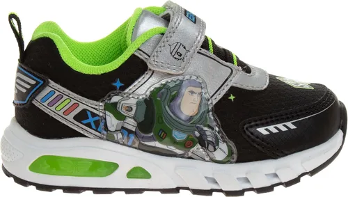 Miniatura 4 de Disney Pixar Toy Story - Zapatos deportivos para niños Buzz Lightyear y Woody sin cordones iluminados para niños pequeños, tenis deportivos