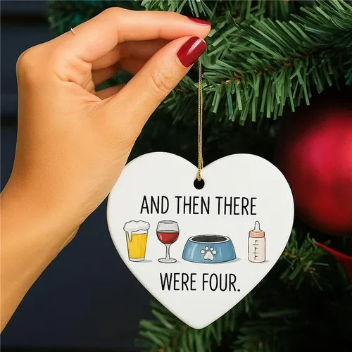 Miniatura 4 de Adorno de Navidad – Bebé Próximamente – Regalo de revelación de embarazo, para mamá, papá, bebé, anuncio ideas, regalos para parejas, perros