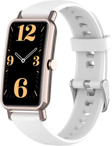 Miniatura 14 de Senter Banda de liberación rápida de silicona suave de 0.630 in para Huawei Watch Fit Mini Smart Watch Púrpura