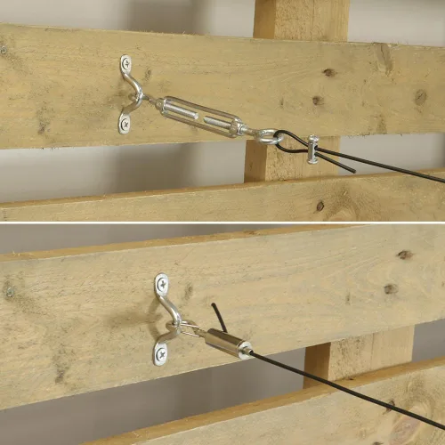 Miniatura 5 de Ganchos de techo de acero inoxidable 304 resistentes con almohadilla de metal para ojos, correa de ojo a presión, ganchos de anclaje de techo