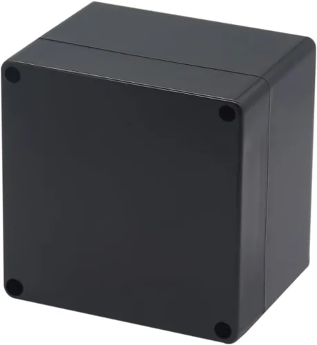 Miniatura 25 de Caja de proyecto IP65 Caja de conexiones impermeable ABS cajas eléctricas negras para bricolaje, Estuche electrónico para proyectos de energía, Caja