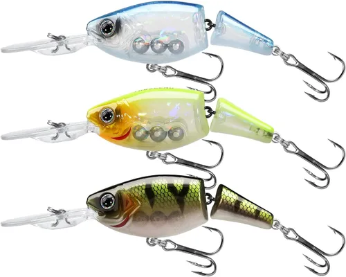 Miniatura 14 de TRUSCEND Swimmax - Señuelos de pesca fáciles de atrapar con ganchos BKK, ondulación, vibración, traqueteo y gorgoteo para más mordeduras, cebos