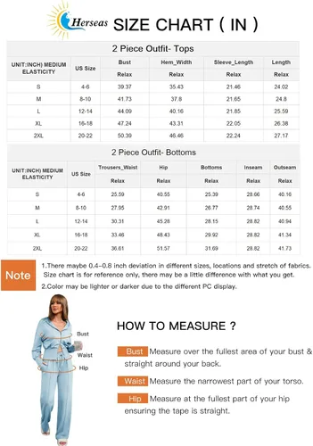 Miniatura 6 de Herseas Conjunto casual de 2 piezas para mujer, sudadera con capucha y pantalón deportivo, para viajes, aeropuerto, ropa de descanso