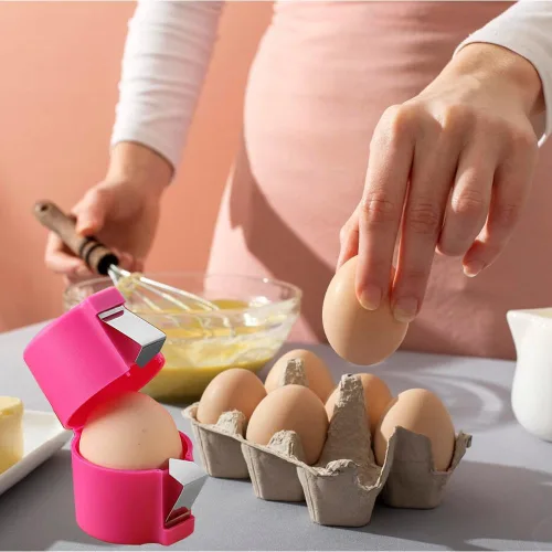 Miniatura 5 de Abridor de cáscara de huevo, abridor de cáscara de huevo 2026 para huevos duros, herramienta de pelado para romper cáscaras de huevo, utensilios