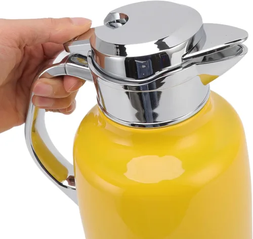 Miniatura 8 de Diydeg Jarra de café térmica, acero inoxidable 304, gran apertura, a prueba de fugas, tapa extraíble, base antideslizante, taza de café aislada