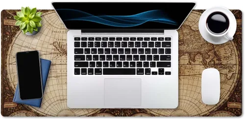Miniatura 4 de SSOIU Alfombrilla de Ratón para Juegos Extendida XXL ArtSo Alfombrilla Grande para Teclado Mousepad Largo Decoración de Escritorio Almohadilla