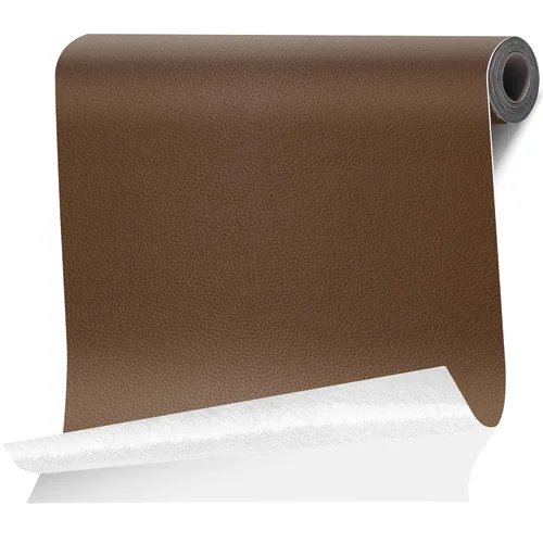 Miniatura 32 de Cahomo - Cinta de parches autoadhesivos para reparación de cuero para sofás - 8x11 pulgadas, kit de reparación de vinilo y cuero para muebles, Café