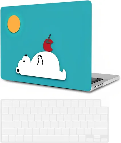 Miniatura 9 de Funda para MacBook Pro 14 2023 M2 A2779 A2442 M1 Pro/Max, Carcasa Protectora de Plástico Duro para Laptop y Cubierta para Teclado, Tablero de Damas