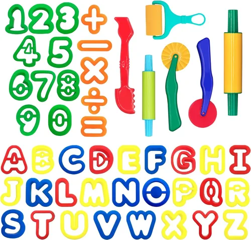 Miniatura 10 de DIMROM Herramientas para arcilla y plastilina Juego de 12 piezas - A partir de 3 años (12 piezas)