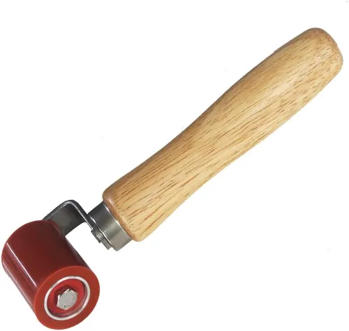 Kits de rodillos de costura, 1.575 in Kit de rodillo de costura de prensa de silicona Rodillo de mano de soldadura de goma para soldadura de Rojo