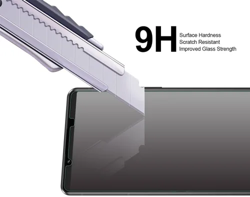 Miniatura 4 de Supershieldz Protector de pantalla de vidrio templado diseñado para Sony (Xperia 5 V), antiarañazos, sin burbujas