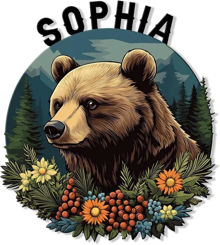Letrero personalizado de metal con diseño de oso, cartel colgante de oso para porche al aire libre, valla de pared con nombre personalizado, patio,