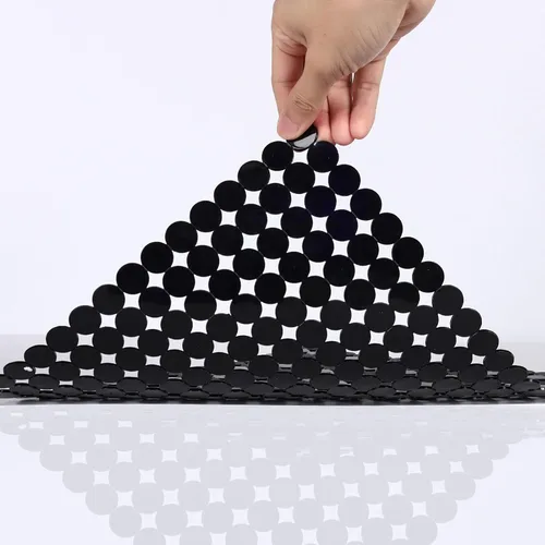 Miniatura 4 de Paquete de 2 alfombrillas para fregadero de cocina de acero inoxidable/cerámica, protectores ecológicos de PVC para la parte inferior del fregadero
