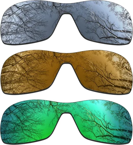Miniatura 7 de ToughAsNails 3 pares de lentes polarizadas de repuesto para Oakley Antix Pack