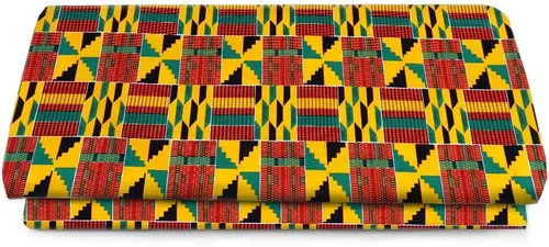Miniatura 3 de Patrón africano de cera Ankara imprime tela 6 yardas 100% algodón cera paño para vestido de fiesta y telas de tapicería DIY LB041