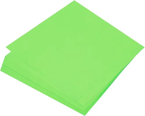MECCANIXITY 100 hojas de papel de origami de doble cara de 8 x 8 pulgadas (7.9 x 7.9 in), hoja cuadrada para proyectos de manualidades, Pasto verde