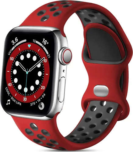 Miniatura 33 de Lerobo - Bandas deportivas compatibles con Apple Watch Band de 40 mm, 41 mm, 38 mm y 42 mm para Series 11, 10 para mujeres y hombres, suaves bandas
