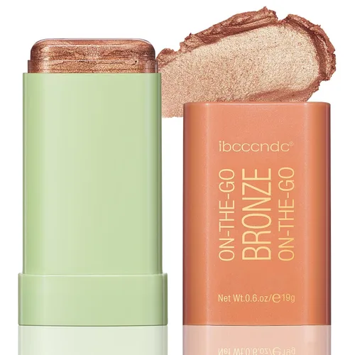 Miniatura 17 de Barra de rubor para mejillas – Varita de rubor de maquillaje en crema, barra hidratante sólida para tinte de mejillas, natural, mezclable