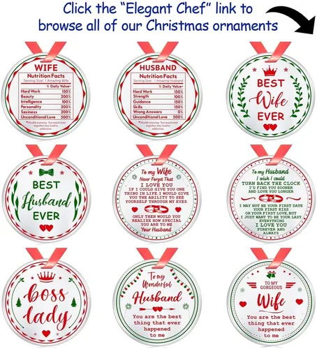 Miniatura 6 de Elegant Chef Adorno de Navidad para nieto, Always Remember You are Braver Stronger Smarter, regalo inspirador motivacional de la abuela y el abuelo