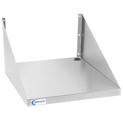 Miniatura 9 de Estante de Acero Inoxidable para Microondas, 15"x20" 180 lb Estante Flotante de Metal para Electrodomésticos de Servicio Pesado con Montaje