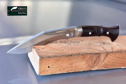 Miniatura 5 de GK&CO. Kukri House Kukri genuino - Hoja Cheetlange Kukri de 5 pulgadas, Khukuri auténtico de espiga completa hecha a mano en Nepal