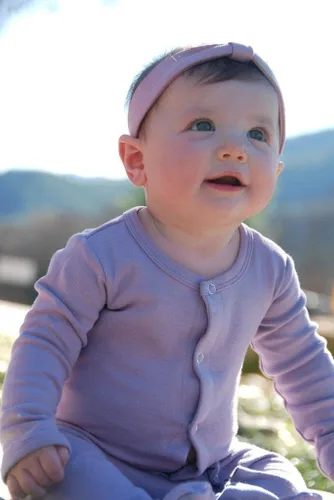Miniatura 25 de L'ovedbaby Baby Girls Organic Baby Snap Footie
