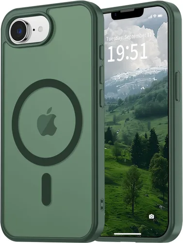 Miniatura 126 de vnnink para iPhone 12 y iPhone 12 Pro, funda de teléfono celular translúcida con protección contra caídas de grado militar, mate magnética