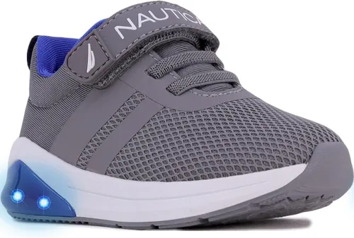 Nautica Tenis deportivos para correr con luz intermitente para niños y niñas, modernos y divertidos para niños y niñas, disponibles en tallas para