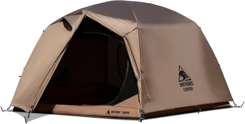 Miniatura 8 de OneTigris JOVIAN - Tienda de campaña para 4 personas, 3 estaciones, familiar, fácil de armar, para senderismo al aire libre con toldo exterior