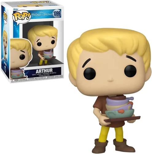 Miniatura 2 de Funko POP Disney: Sword in The Stone - Figura de vinilo de Arthur [Wart] Pop! (paquete con funda protectora compatible con Pop Box), multicolor