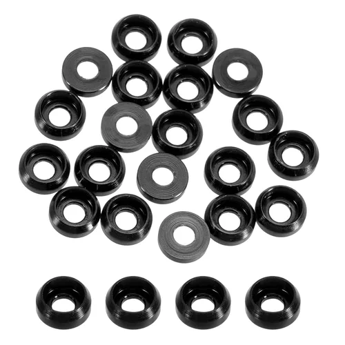 MECCANIXITY M2 Arandelas Cónicas Avellanadas, Diámetro del Agujero 2mm/0.08" Juntas de Aluminio para Cabeza de Perno, Arandelas de Junta para