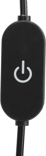 Miniatura 9 de Lámpara de escritorio para uñas, 35 W, luz LED para uñas, aleación de aluminio, lámpara de media luna regulable para extensiones de pestañas