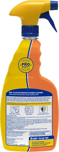 Miniatura 3 de Zep Plus - Limpiador espumoso para baño - 32 onzas (caja de 12) - R54012 - Mantén tu baño limpio + protege contra la futura acumulación de jabón