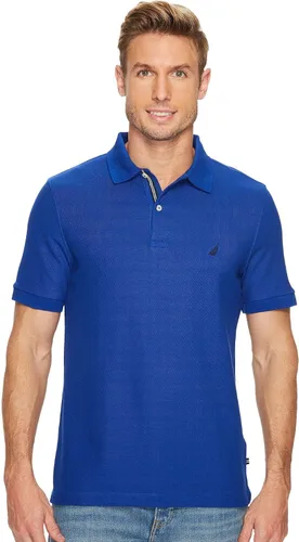 Miniatura 166 de Nautica playera polo clásica de mangas cortas, color sólido, para hombre