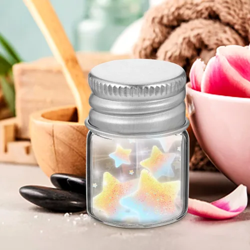 Miniatura 8 de BESPORTBLE 12 tarros pequeños de vidrio para conservas con tapas de rosca, tarros de muestra vacíos, pequeños frascos de vidrio para artes