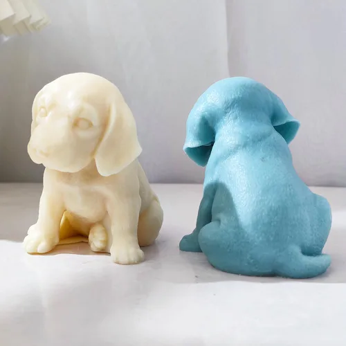Miniatura 7 de Molde de labrador grande de silicona para velas de cera de jabón, resina epoxi, manualidades, perro, cachorro, animal, deshierbe, fiesta, cena