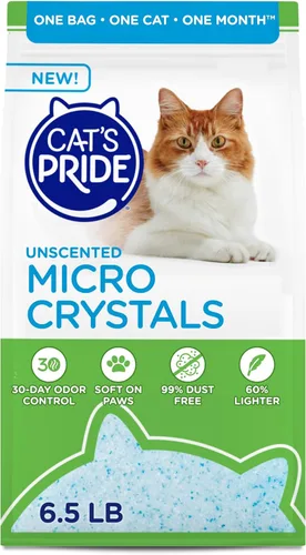 Miniatura 12 de Cat's Pride Arena aglutinante ligera: natural - Potente control de olores - Sin perfume, 10 libras Natural sin perfume