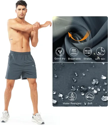 Miniatura 4 de NORTHYARD - Pantalones cortos deportivos para correr para hombres, ligeros, de secado rápido, 7, 5 o 9 pulgadas, para senderismo, deportes, gimnasio