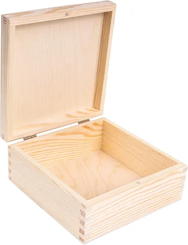 Miniatura 23 de Creative Deco Caja Grande de Madera Negra para Almacenamiento con Tapa con Bisagras 11.8 x 7.87 x 5.51 pulgadas (+-0.5) Caja de Regalo para Negro