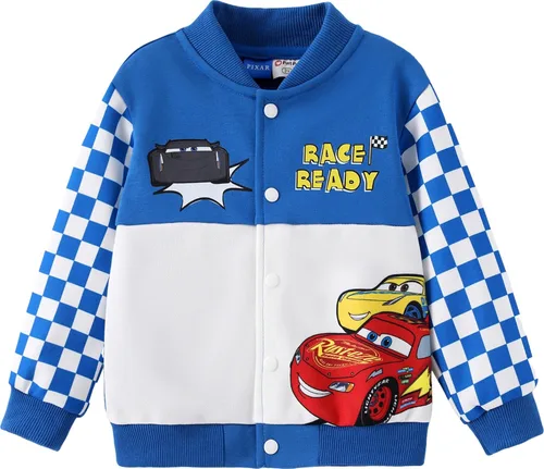 Miniatura 16 de Chaqueta bomber de Disney Marvel Spider Man Toy Story Cars McQueen, abrigo universitario de cárdigan, ligera, con botones de presión, sudaderas