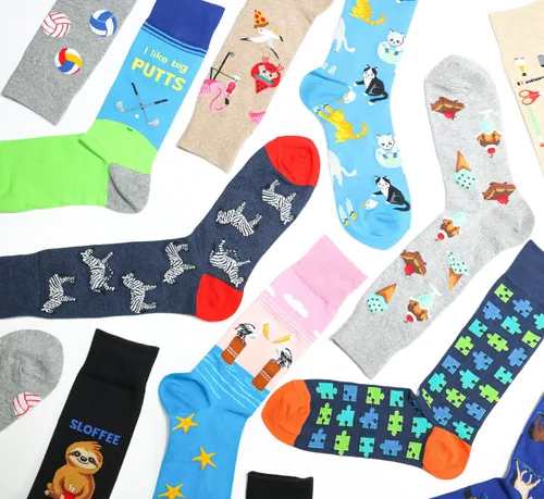 Miniatura 5 de Hot Sox Men's Fun Cocktail Drinks Crew Socks-1 Pair Pack-Cool & Funny Happy Hour Gifts