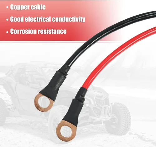 Miniatura 6 de X AUTOHAUX 1 juego para Can-Am Maverick X3 batería Jump Post Starter Remoto Terminal de batería Kit de reubicación soporte de montaje para UTV ATV
