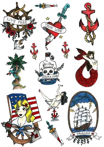 Miniatura 11 de Tatsy Juego de chicano, calcomanía temporal de tatuaje para hombres y mujeres, tatuajes falsos de temperatura corporal, chicana, vato, latín