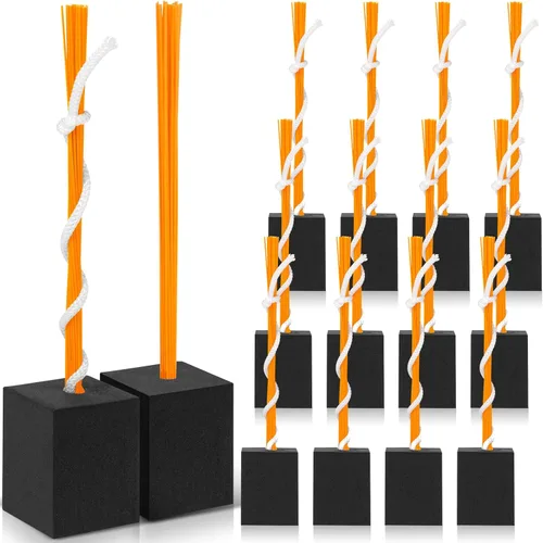 Miniatura 7 de Shappy 12 tapones de base de béisbol con borla, tapones de anclaje resistentes para campo de béisbol y accesorios de sóftbol Rojo