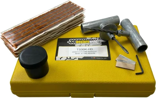 Miniatura 2 de Kit profesional de reparación de neumáticos planos de servicio pesado de 36 piezas, sonda de enchufe de 8 pulgadas y herramienta de aguja