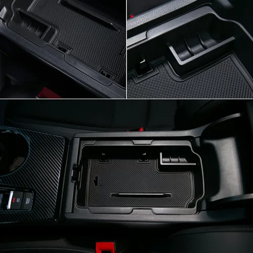 Miniatura 4 de CKE Para Civic de 11ª generación con CVT compatible con Honda Civic 2026 2025 2024 2023 2022 Accesorios Caja de consola central de automóvil, caja