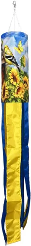 Miniatura 3 de Girasoles a cuadros Verano Windsock 40" L Briarwood Lane